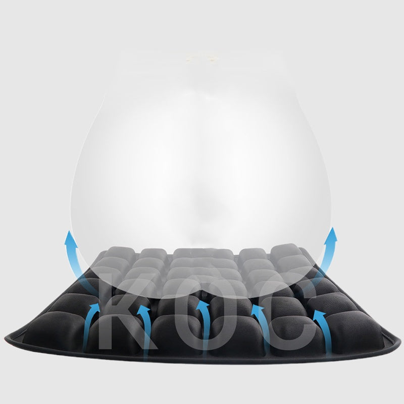Alivio de la presión de la oficina portátil cojín de asiento inflable