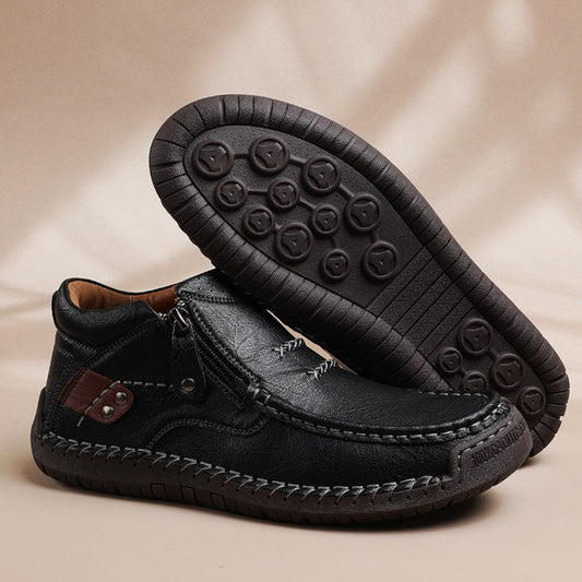 Zapatos de PU casual retro para exteriores para homes