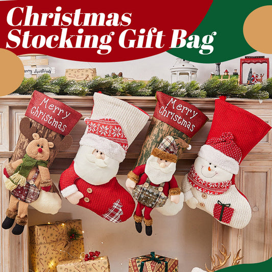 Bolsa de agasallo de medias de Nadal