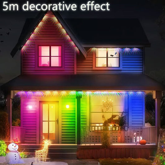 Tira de luz LED impermeable intelixente para interior e exterior