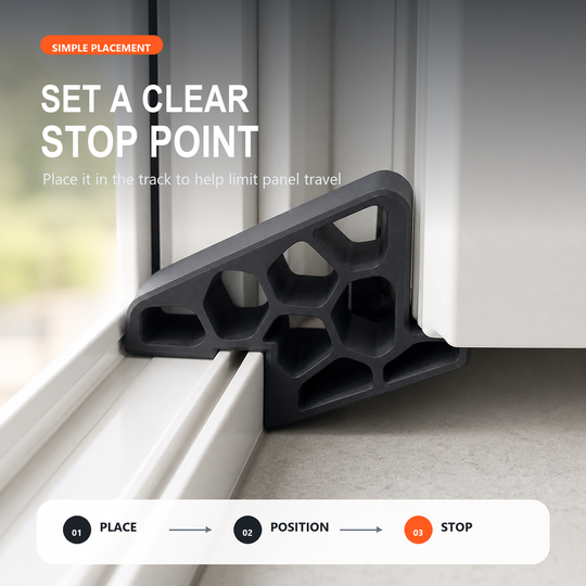 🔥Last Day-Buy 1 Get 1 Free!🚪✨ Less Slamming--Secure Track Door Stop