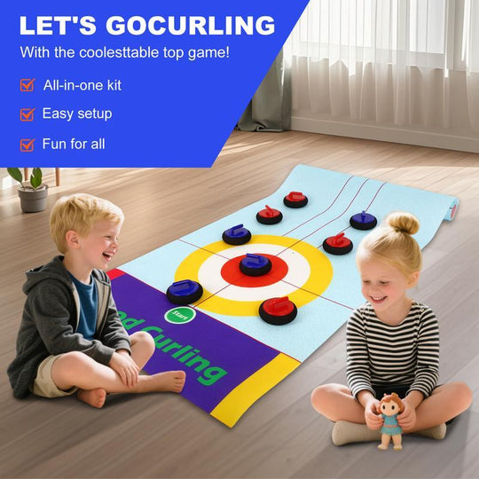 💗2025 New Tabletop Family Curling Game☄️☄️ Fun, Engaging, and Perfect for All Ages!