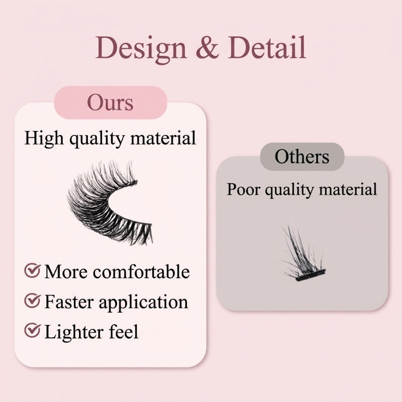 🏆 Last Day Special Price £9.99 ! 🔥 Buy One Get One Free 🎁  💐Waterproof & Reusable Self-Adhesive Eyelashes