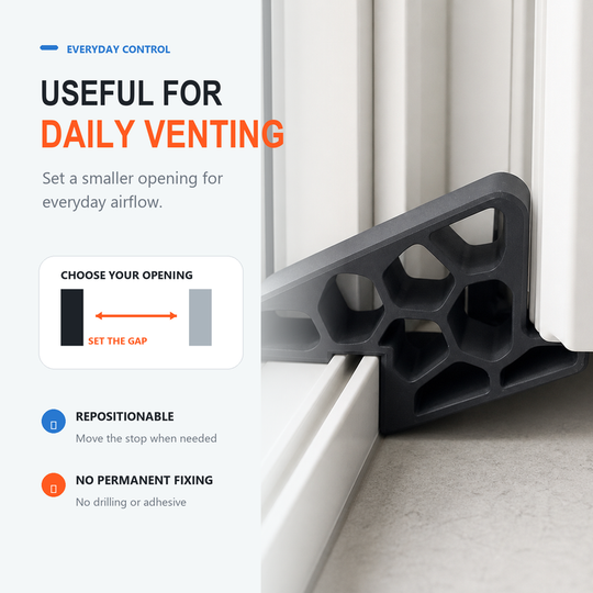 🔥Last Day-Buy 1 Get 1 Free!🚪✨ Less Slamming--Secure Track Door Stop