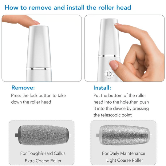 🔥Last Day Special Price £11.99!!💥🎁Portable Electric Feet Callus Remover
