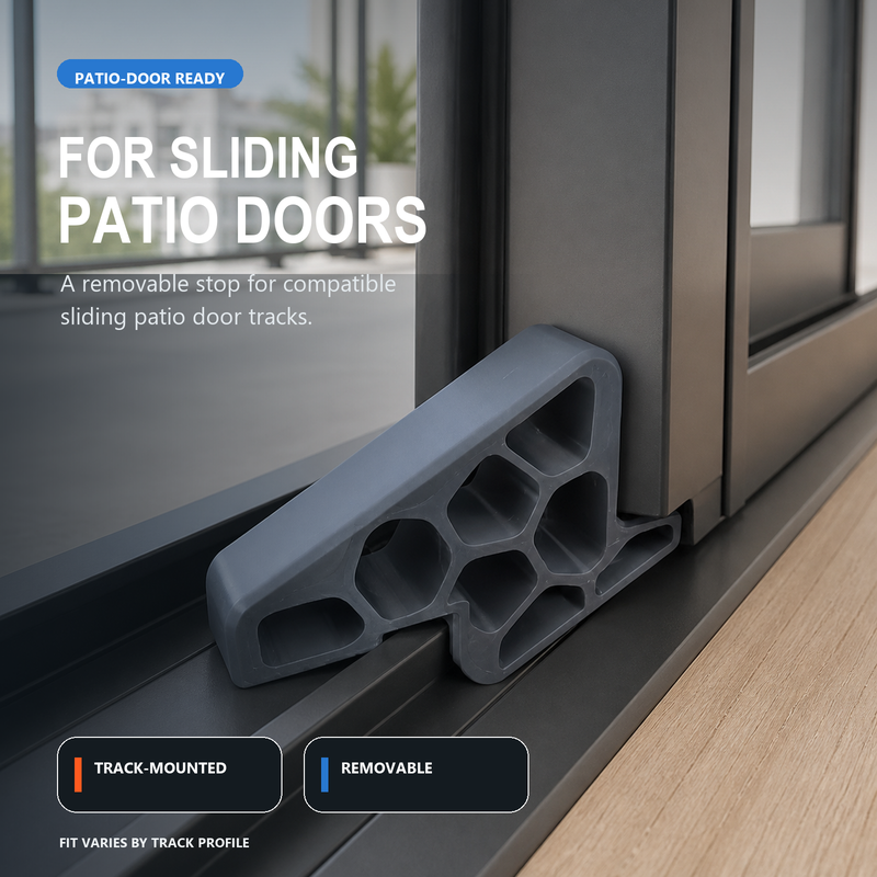 🔥Last Day-Buy 1 Get 1 Free!🚪✨ Less Slamming--Secure Track Door Stop