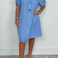 💖New Plus Size Button Up Tunic Dress