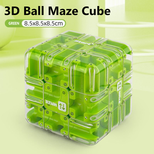 🧩 LIMITED-TIME 50% OFF! ✨ Large 3D Maze Puzzle Cube – Brain Teaser, Skill-Building, Durable 🔴