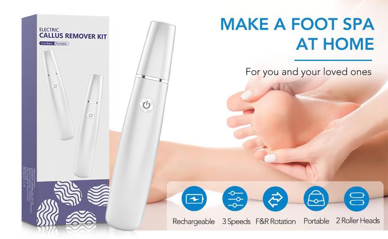 🔥Last Day Special Price £11.99!!💥🎁Portable Electric Feet Callus Remover