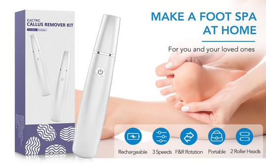 🔥Last Day Special Price £11.99!!💥🎁Portable Electric Feet Callus Remover