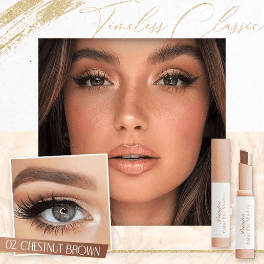 💖Compra 1 e leva 1 gratis💖 Barra de sombras de ollos con brillo e degradado