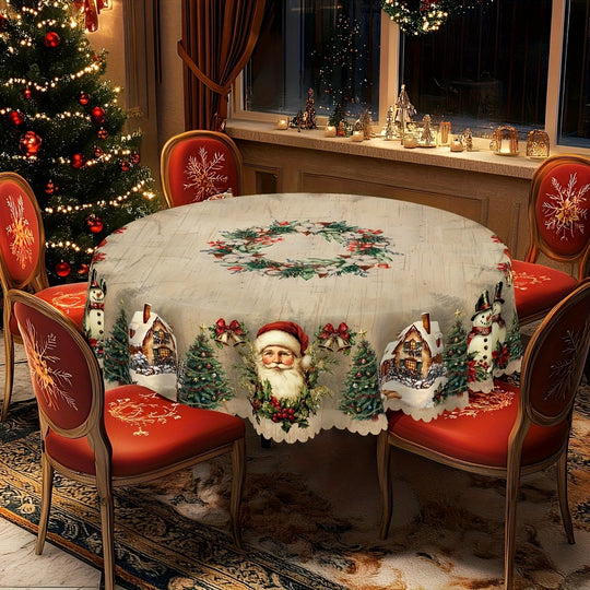 💥DERNIER JOUR DE VENTE -50%⏰50 000+ VENDUS ! ✨Nappe de Noël