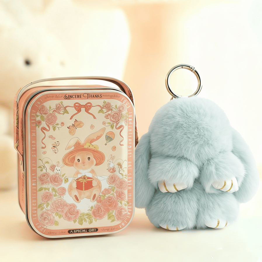 🏆LIMITED TIME SPECIAL SALE 30% OFF🐰 Handmade Soft Bunny PomPom Charms