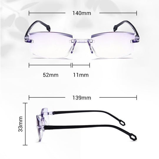 🔥New Sapphire High Hardness anti-blue Dual-Use Reading Glasses