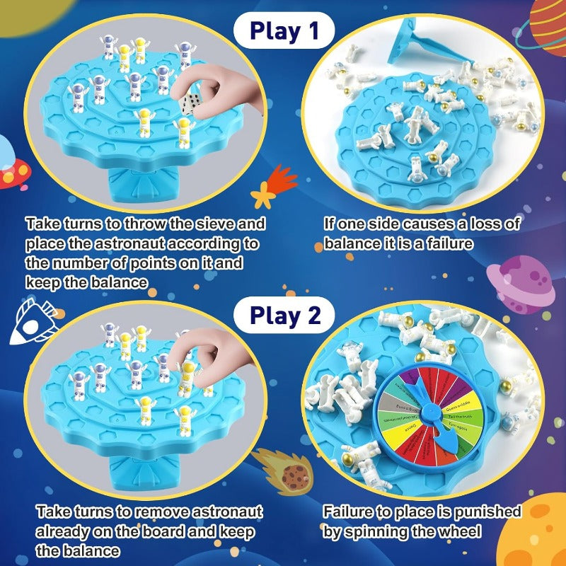 🔥LAST DAY SALE 49% OFF🔥Balance Spaceman Stacking Game – Interactive STEM Toy for Kids & Parents