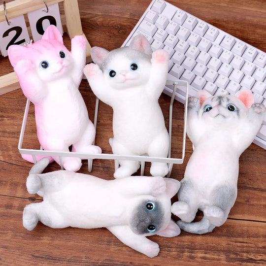LIMITED-TIME 30% OFF! ✨Soft and Cuddly Cat – Stress-Relief Squeezable Toy