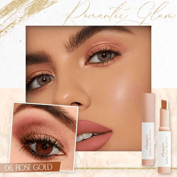 💖Compra 1 e leva 1 gratis💖 Barra de sombras de ollos con brillo e degradado