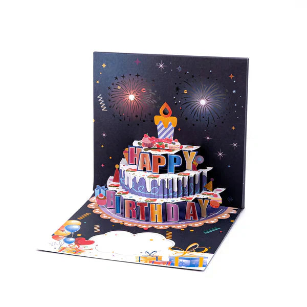 🎉3D Pop Up Musical Birthday Card with Lights & Song🎵🎂