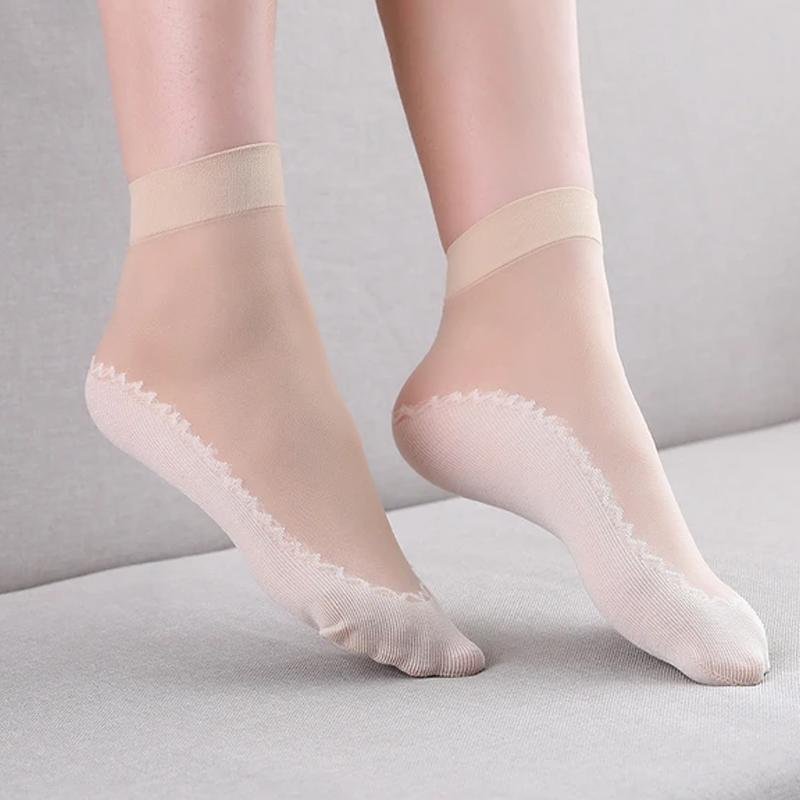 🎁Invisible Slip-resistant Crystal Silk Socks