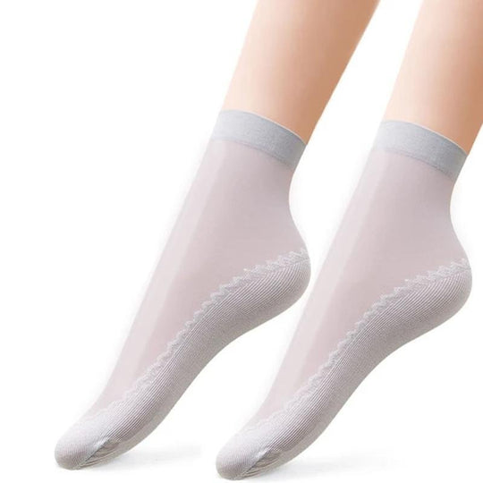 🎁Invisible Slip-resistant Crystal Silk Socks