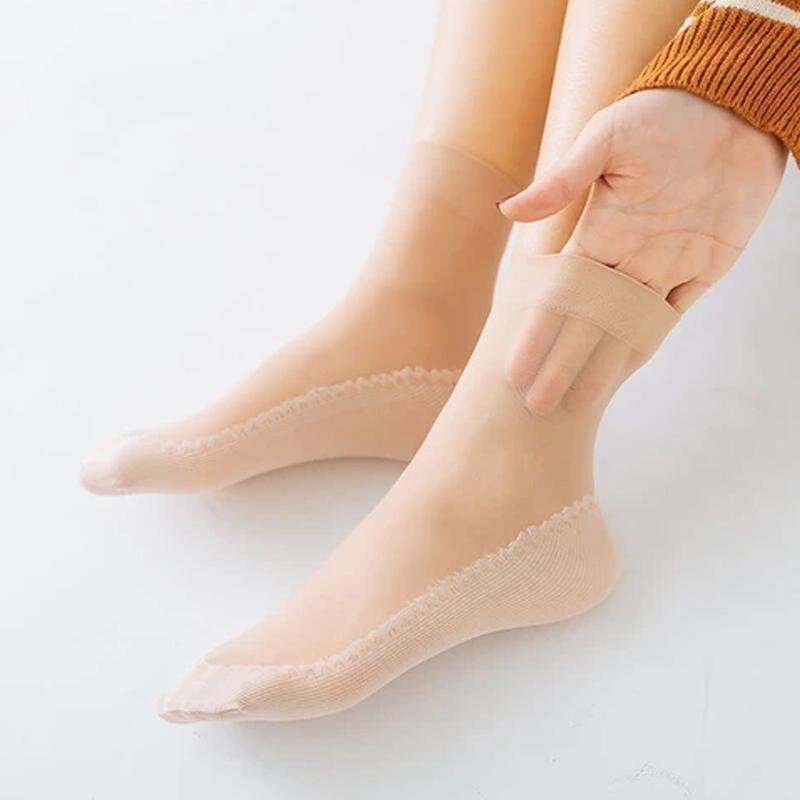 🎁Invisible Slip-resistant Crystal Silk Socks