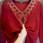 🔥2025 Quality Winter Rhinestone Velvet Long Sleeve T Shirt