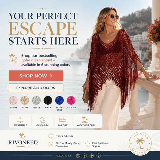 🏆 Last Day 30% OFF💐Summer Metallic Crochet Cover-Up – Lightweight, Flowy & Effortlessly Stylish summer outfit