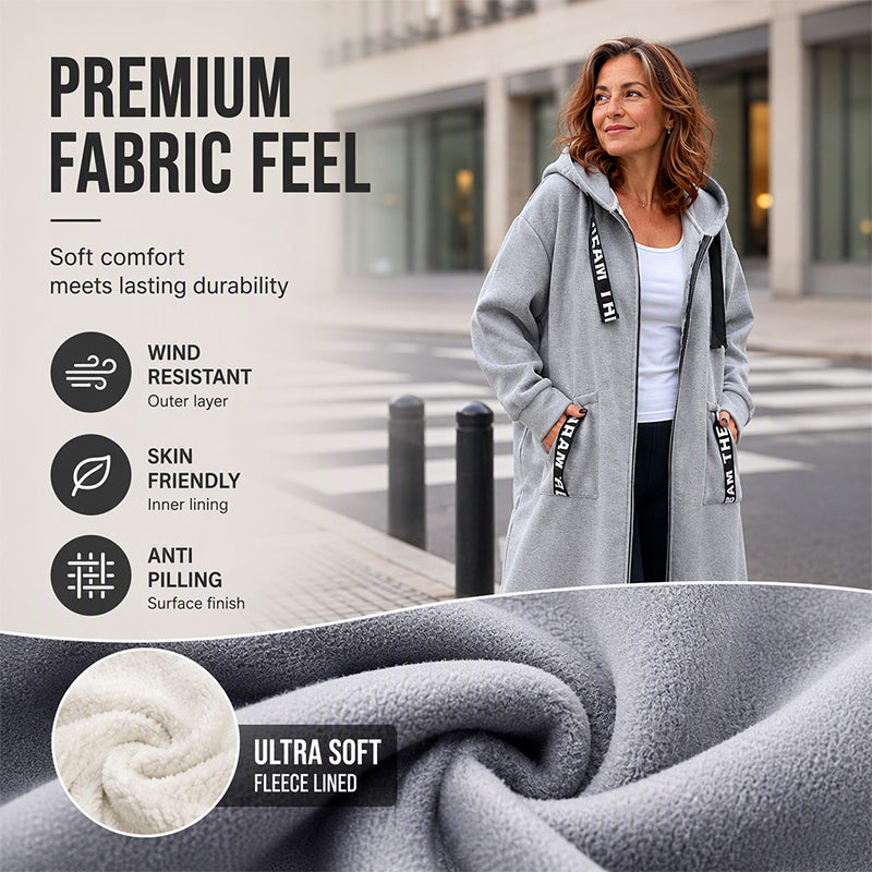 🔥2026 New Arrival✨ Women's Hooded Long Sweatshirt