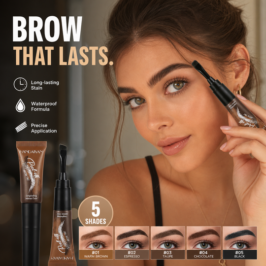 ⏳🏆LAST DAY SALE: ￡12.99!!💞Buy 1 Get 1 Free💞🎨Waterproof Brow Tint – Peel‑off, easy apply. Covers greys, shapes perfectly. A brow game changer!🌟