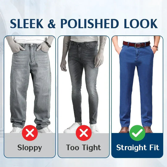 🔥Hot Sale - 49% OFF🔥Men’s High Waist Straight Fit Jeans