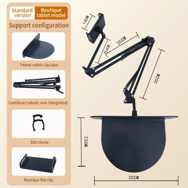🔖 LIMITED-TIME 50% OFF! ⚡ Hidden Bedside Retractable Phone & Tablet Holder🛏️