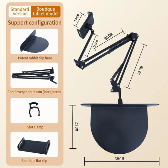 🔖 LIMITED-TIME 50% OFF! ⚡ Hidden Bedside Retractable Phone & Tablet Holder🛏️