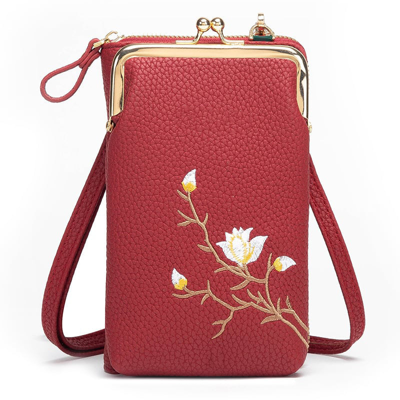 💗Hot Sale 50% OFF🌸Women Sling Cross-Body Wallet with Mobile Cell Phone Holder