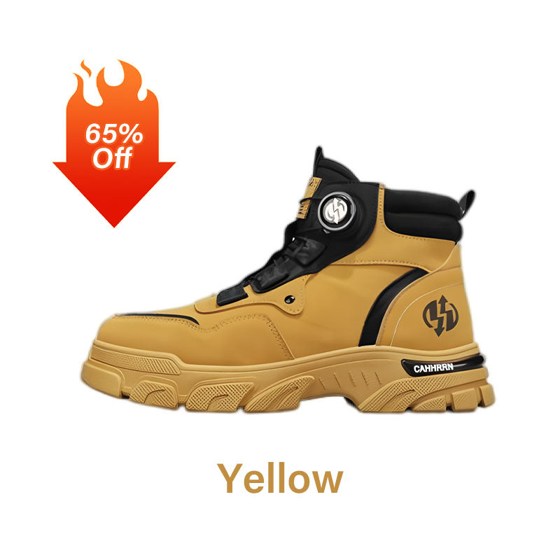 🔥50% OFF🔥Men's Outdoor Swivel Buckle Work Shoes 🔄👞 – Waterproof 💦, Anti-slip 🚶‍♂️, Comfortable , Breathable 🌬️