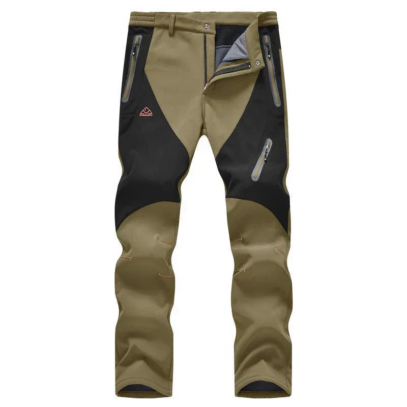 🏆¡¡¡ÚLTIMO DÍA DE VENTA 50% DE DESCUENTO!!!🔥Pantalones cargo impermeables de invierno para hombre con forro polar