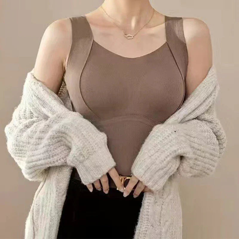 💃2025New 50%OFF✨Thickened Warm Tank Top with Lined Bra