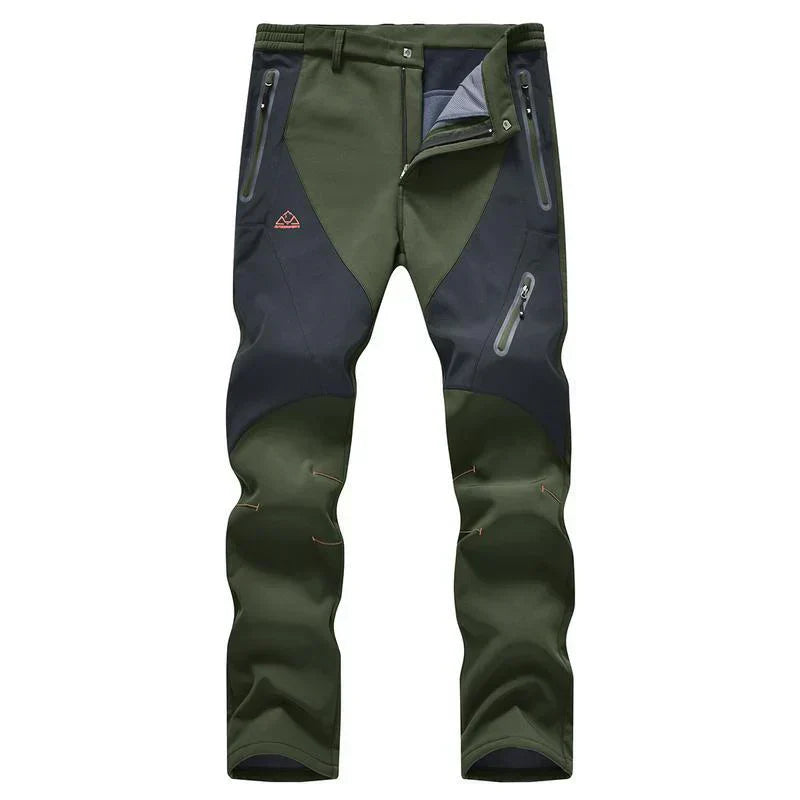 🏆¡¡¡ÚLTIMO DÍA DE VENTA 50% DE DESCUENTO!!!🔥Pantalones cargo impermeables de invierno para hombre con forro polar