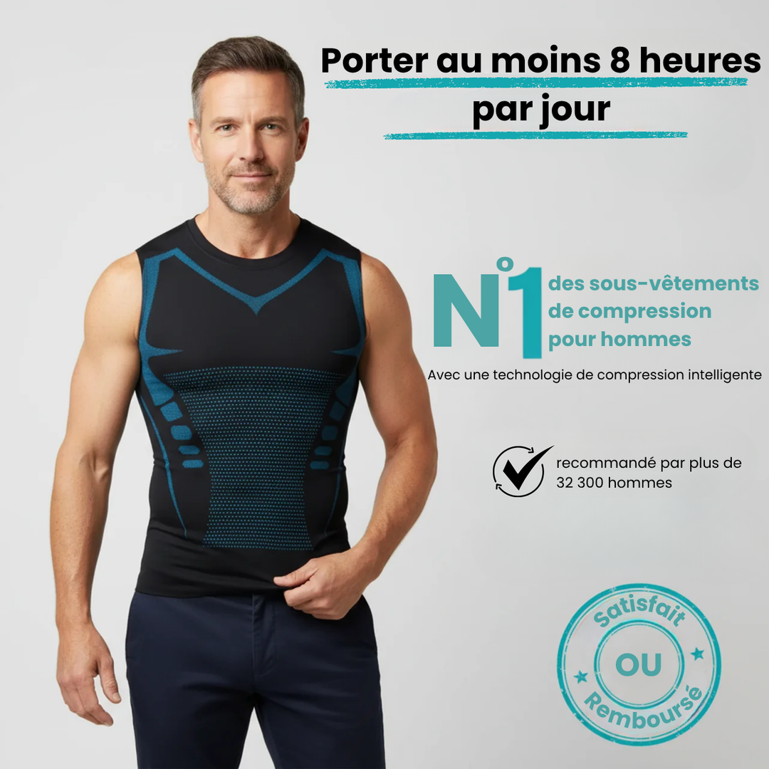 📢📢30% OFF !! ⏰ Ionic Shaping Vest – Compression, Cooling, Sleeveless, Body Contouring 💪