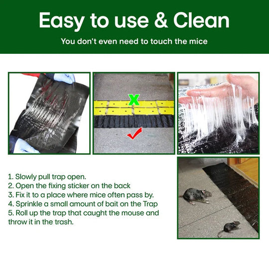 ✨LAST DAY SALE 50% OFF✨Household Mon-woven Strong Trap Sticky Mouse Blanket