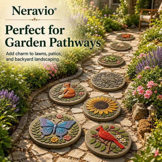 💥 LAST DAY 49% OFF - 🐦Garden Art Stepping Stone Mold 🌺Reusable Garden Art Mold – Make Your Garden Truly One of a Kind (📦Buy 2 Free Shipping)