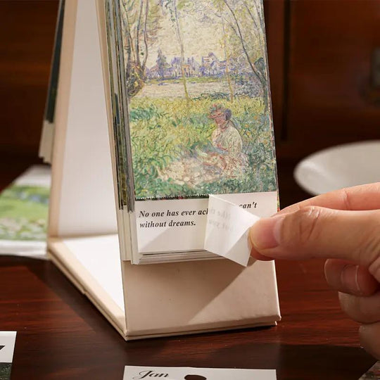 🎨 2026 Vintage European Style Oil Painting Flip Calendar