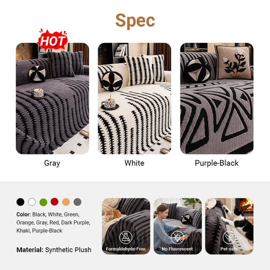 💥2026 Collection Presale🔥Thick, Non-Slip Sofa Blanket for Cozy Autumn and Winter Days