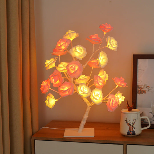 🌠 2026 New & Smart Decor | Rose Tree Night Light | Touch Control & 8 Color Modes 💡【-50%】