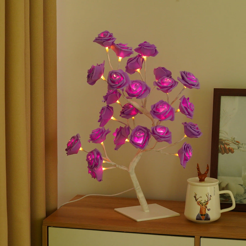 🌠 2026 New & Smart Decor | Rose Tree Night Light | Touch Control & 8 Color Modes 💡【-50%】