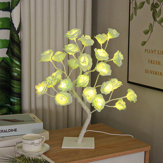 🌠 2026 New & Smart Decor | Rose Tree Night Light | Touch Control & 8 Color Modes 💡【-50%】