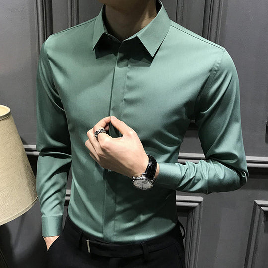 🔥2025 HOT SALE🔥Men's Wrinkle-Free Button-Down Shirt