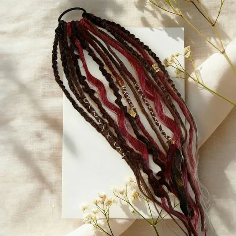 🔈🔈30% OFF💁🏽‍♀️✨Bohemian Structured Ponytail | Instant Dreadlock Hair Extension