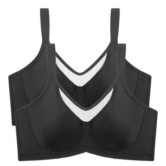 ⏳💐Hot Sale Only £7.99!!!🖤Women's Elegant Sheer Full Coverage Non-padded Plus Size Bra