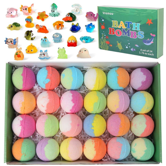 🛁 49% OFF |🌊 Ocean Theme Bath Bombs | 60g*12 Pcs, Foamy Bath Time & Fun Gift Idea ✨