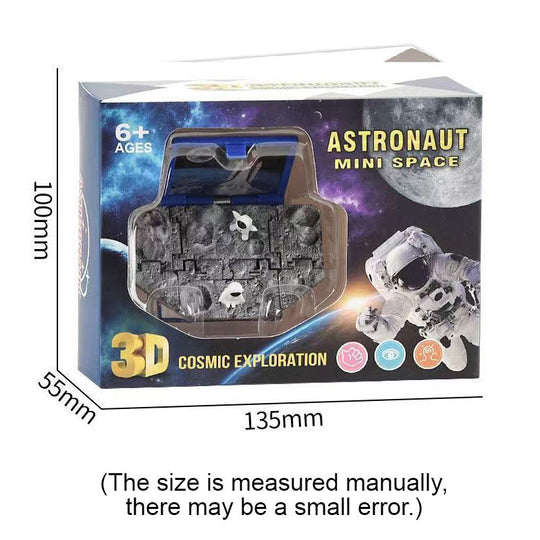 3D Foldable Dinosaur Castle Book Keychain